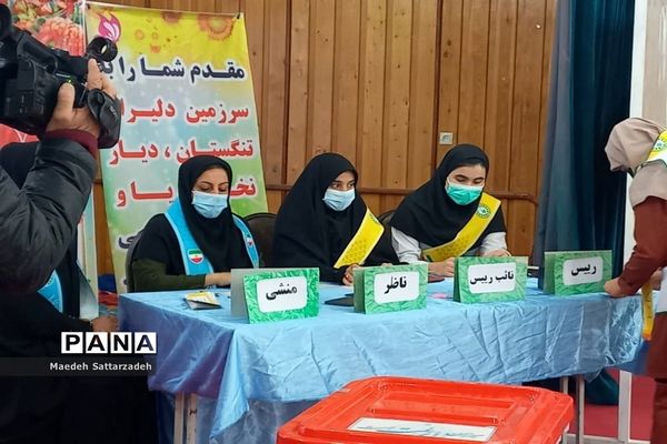 انتخابات مجلس دانش‌آموزی در شهرستان تنگستان