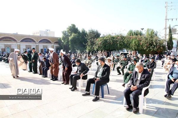 مراسم مهمانی لاله‌ها در گلزار شهدای بوشهر