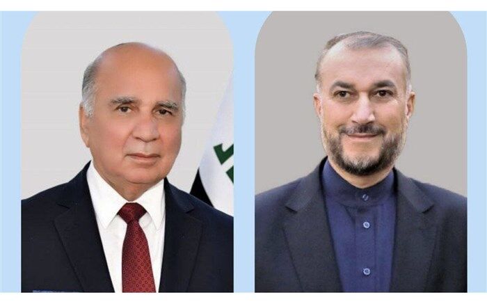 تأکید وزرای خارجه ایران و عراق بر پیشبرد منافع و مصالح دو کشور