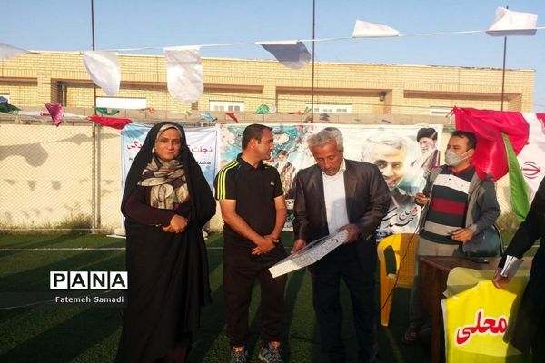 جشنواره بازی‌های بومی ومحلی در روستای لمبدان شهرستان دیر