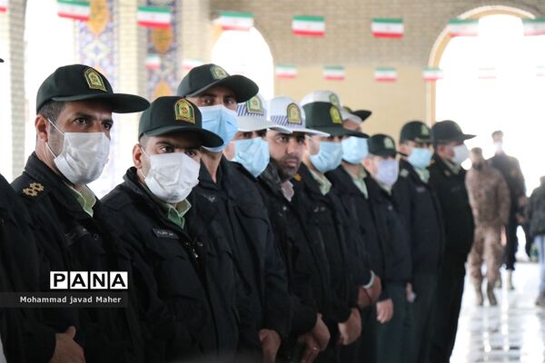 عطر افشانی گلزار شهدای بهشت فاطمه(س) شهرستان قدس