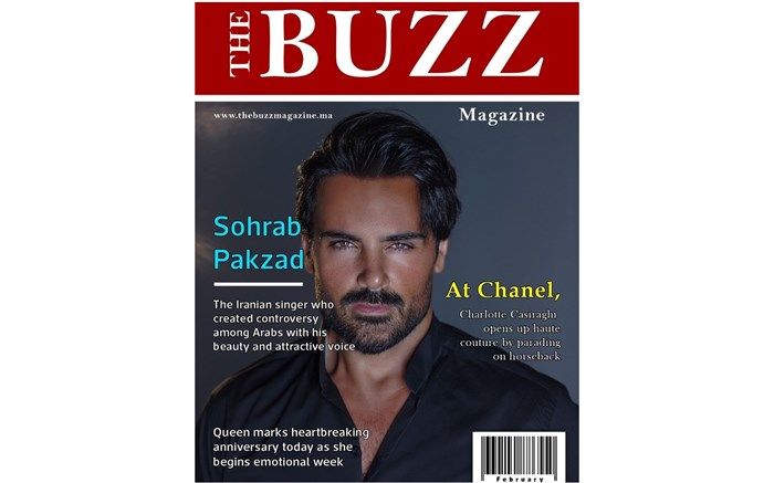 سهراب پاکزاد روی جلد مجله «بوز» رفت