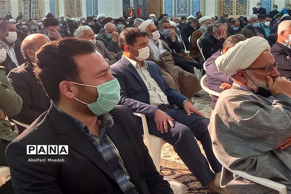 مراسم یادواره شهدای روحانی منطقه ترشیز کهن