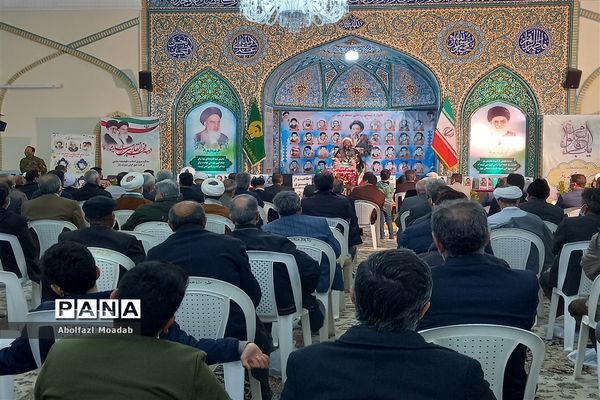 مراسم یادواره شهدای روحانی منطقه ترشیز کهن