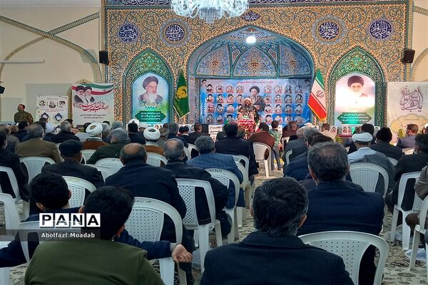 مراسم یادواره شهدای روحانی منطقه ترشیز کهن