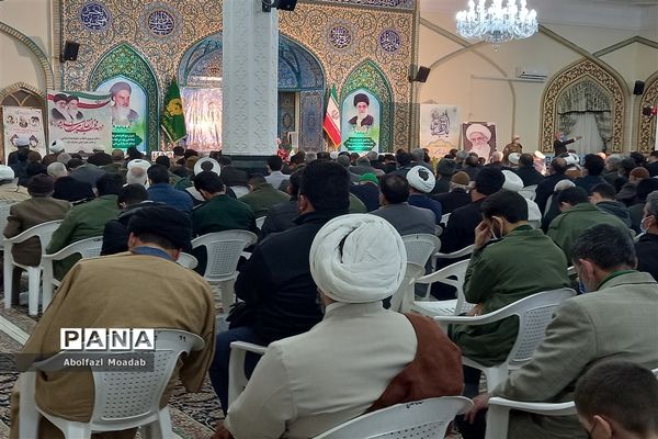 مراسم یادواره شهدای روحانی منطقه ترشیز کهن