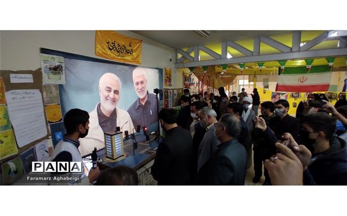 افتتاح نمایشگاه مدرسه انقلاب در مدارس تربت حیدریه