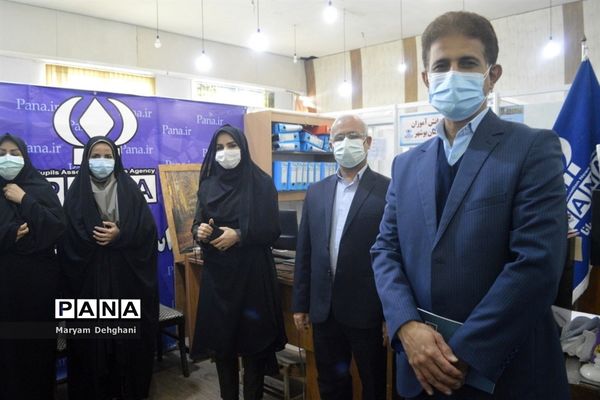 بازدید سرزده معاون تربیت بدنی و سلامت آموزش و پرورش استان بوشهر از سازمان دانش آموزی  استان