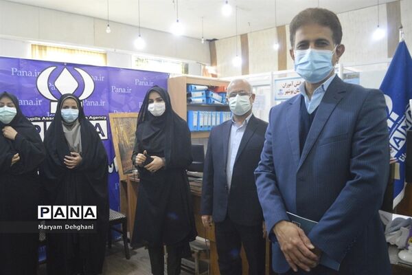 بازدید سرزده معاون تربیت بدنی و سلامت آموزش و پرورش استان بوشهر از سازمان دانش آموزی  استان