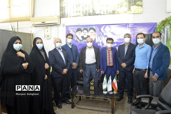 بازدید سرزده معاون تربیت بدنی و سلامت آموزش و پرورش استان بوشهر از سازمان دانش آموزی  استان