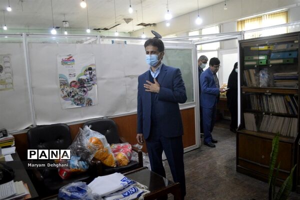 بازدید سرزده معاون تربیت بدنی و سلامت آموزش و پرورش استان بوشهر از سازمان دانش آموزی  استان
