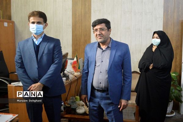 بازدید سرزده معاون تربیت بدنی و سلامت آموزش و پرورش استان بوشهر از سازمان دانش آموزی  استان