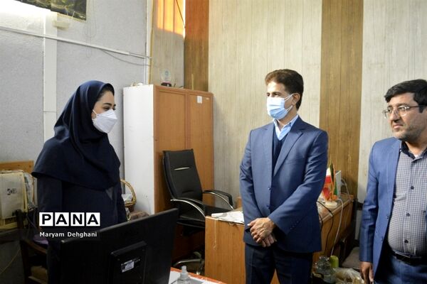 بازدید سرزده معاون تربیت بدنی و سلامت آموزش و پرورش استان بوشهر از سازمان دانش آموزی  استان