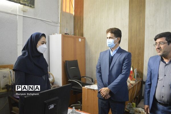 بازدید سرزده معاون تربیت بدنی و سلامت آموزش و پرورش استان بوشهر از سازمان دانش آموزی  استان