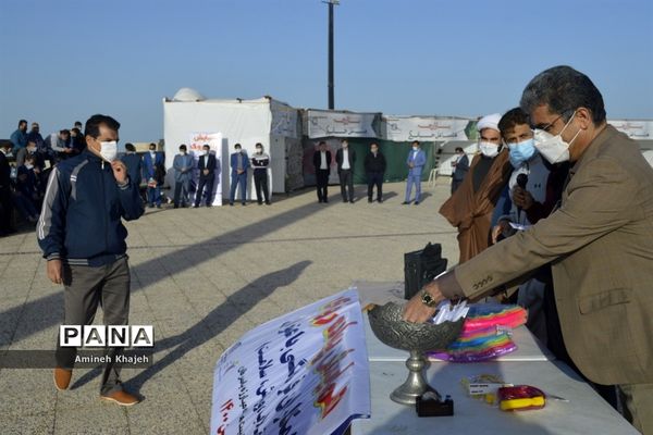 همایش پیاده‌روی همکاران فرهنگی در بوشهر