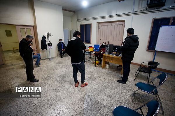 واکسیناسیون دانشجویان ساکن در کوی دانشگاه