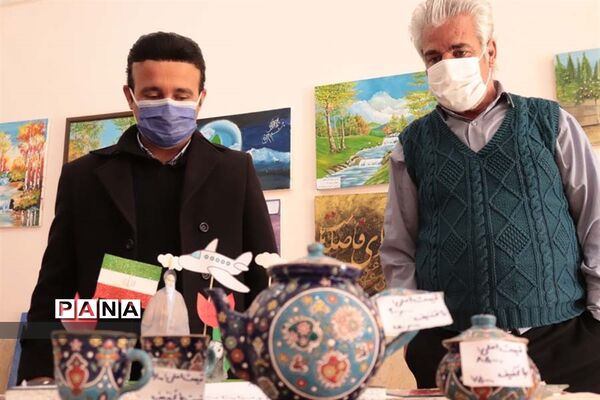 افتتاح نمایشگاه هنرهای دستی و تجسمی در آباده