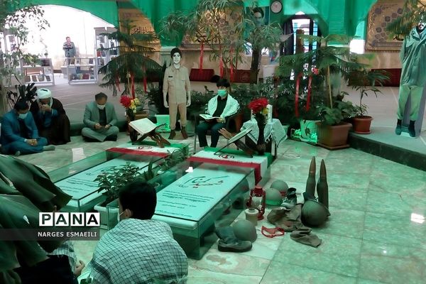 مراسم راهیان نور در نورالشهدا پردیس