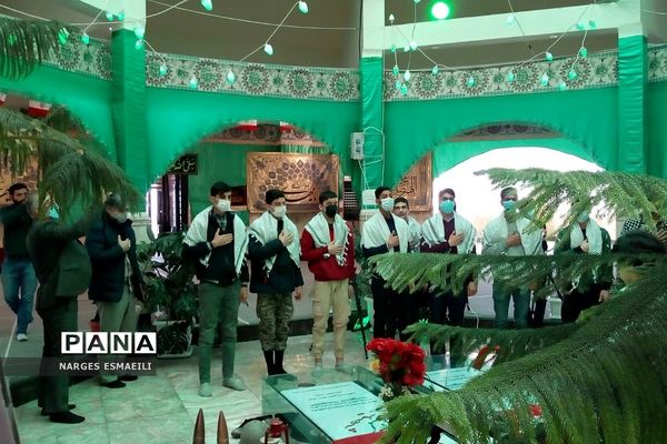 مراسم راهیان نور در نورالشهدا پردیس