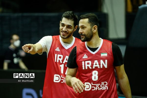 تمرین تیم ملی بسکتبال پیش از رقابت های مقدماتی جام جهانی