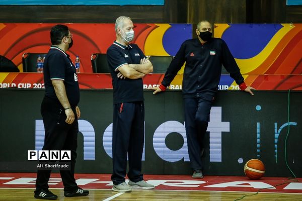 تمرین تیم ملی بسکتبال پیش از رقابت های مقدماتی جام جهانی