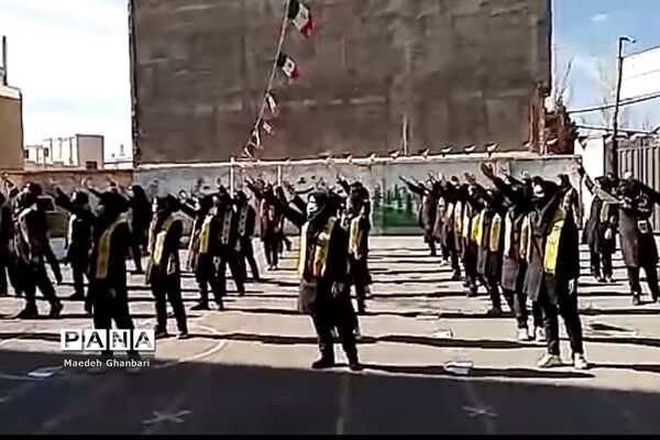 برگزاری مانور یاوران انقلاب در شهرستان پردیس