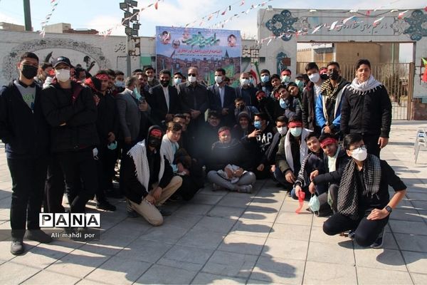 مراسم افتتاحیه اردوی راهیان نور مجازی در شهرری