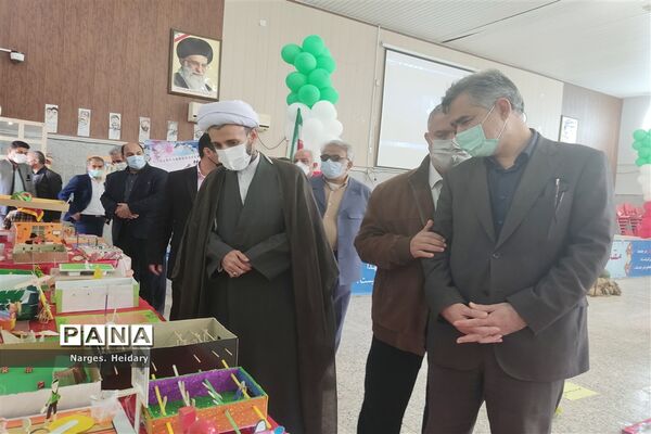 افتتاح نمایشگاه ورزشی شهید اسفندیاری و شهید شیرعلی در شهرستان امیدیه