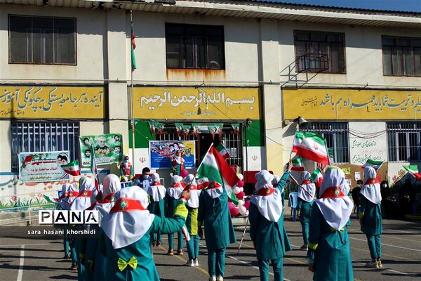 مانور تشکیلاتی یاوران انقلاب در گلوگاه