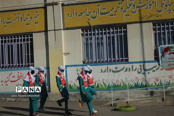 مانور تشکیلاتی یاوران انقلاب در گلوگاه
