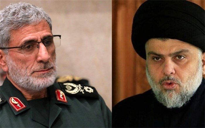 دیدار سردار قاآنی و مقتدی صدر در نجف