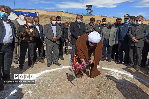 آیین کلنگ زنی مدرسه خیریه در شهرقدس
