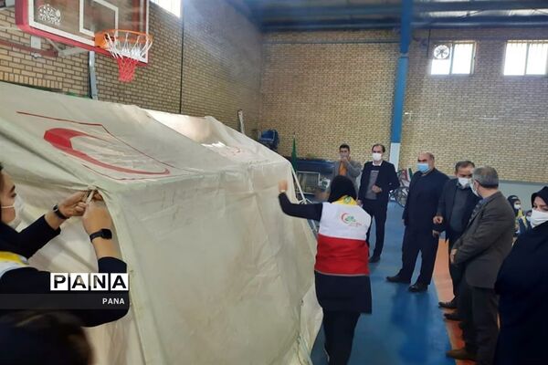 مانور تشکیلاتی یاوران انقلاب در منطقه کشاورز