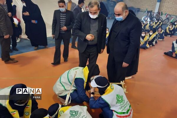 مانور تشکیلاتی یاوران انقلاب در منطقه کشاورز