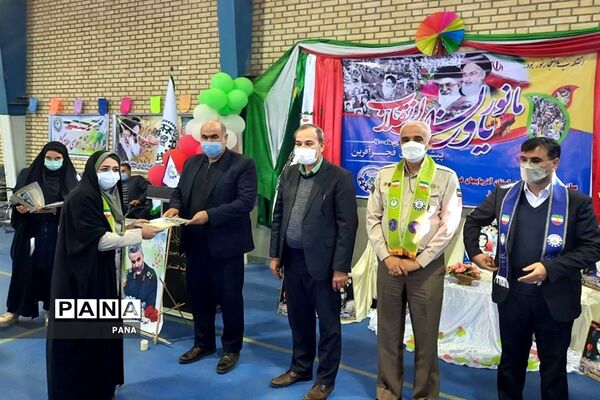 مانور تشکیلاتی یاوران انقلاب در منطقه کشاورز