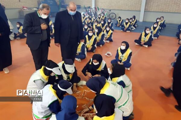 مانور تشکیلاتی یاوران انقلاب در منطقه کشاورز