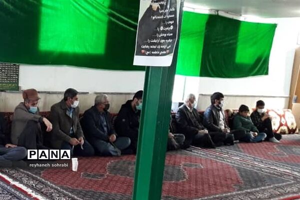 مراسم گرامیداشت دهه فجر در مسجد اتابک شهر آبسرد