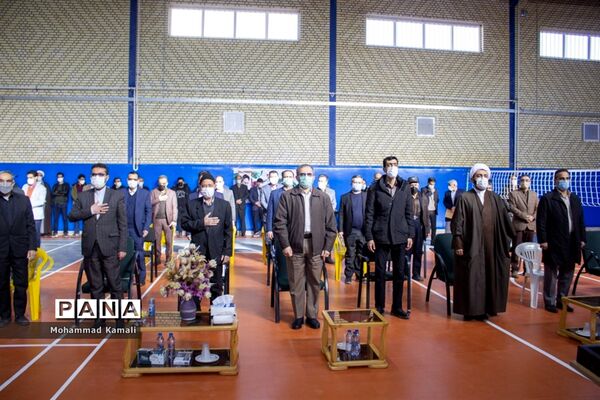 افتتاح سالن ورزشی خیرساز حاج محمد قاسمی فر در شهر نیم‌ور