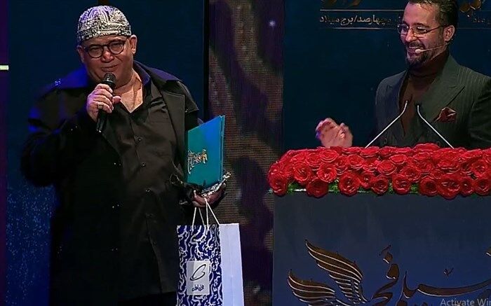 نادر سلیمانی سیمرغ بازیگر نقش مکمل مرد گرفت