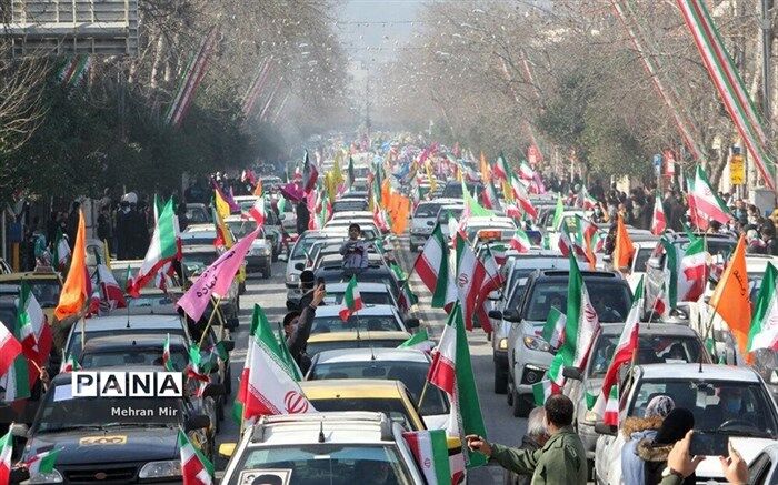 حضور فعال پلیس پایتخت در راهپیمایی 22 بهمن ماه