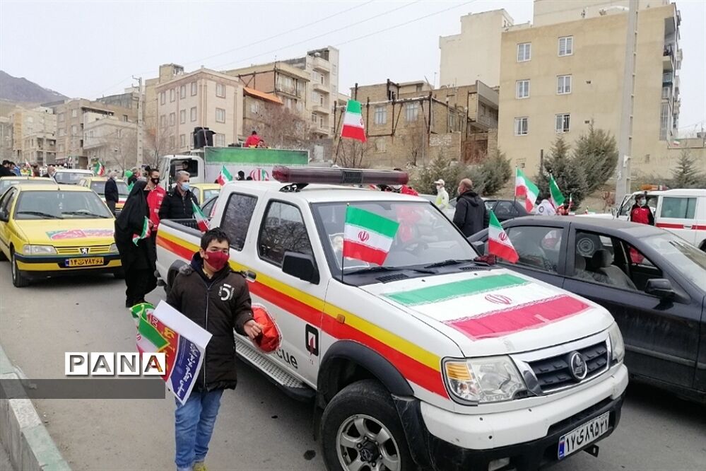 راهپیمایی باشکوه  22 بهمن در شهرستان دماوند