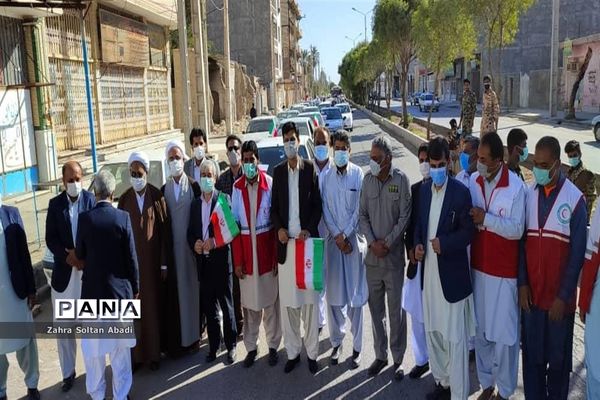 جشن سالگرد پیروزی انقلاب اسلامی در ایرانشهر