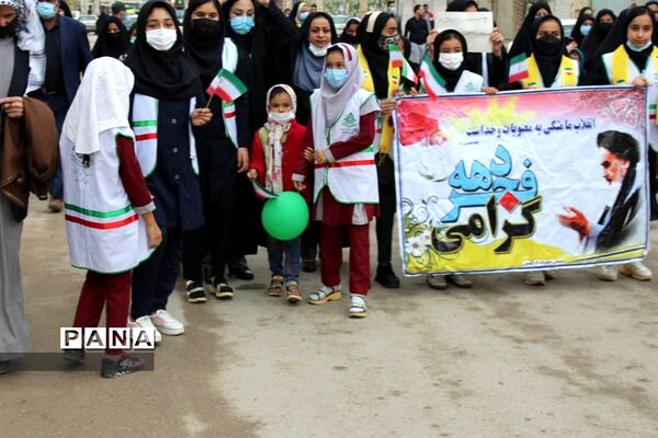 برگزاری راهپیمایی ۲۲بهمن در شهرستان حمیدیه