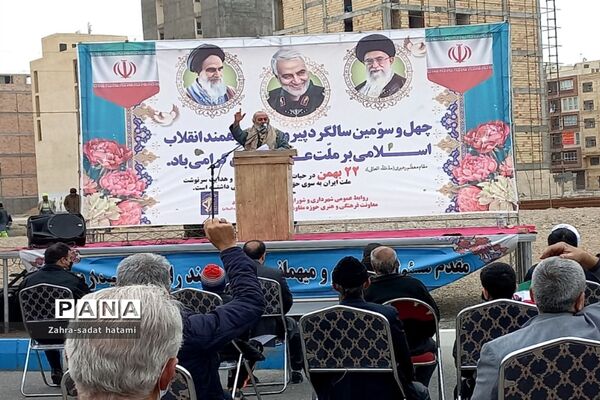 راهپیمایی خودرویی ۲۲ بهمن در پاکدشت