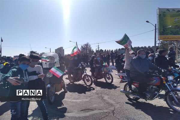 راهپیمایی 22 بهمن در  شهرستان تربت جام