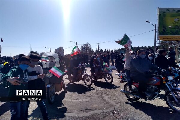 راهپیمایی 22 بهمن در  شهرستان تربت جام