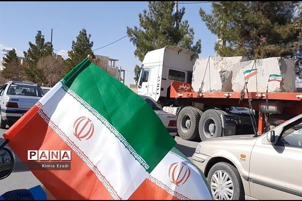 راهپیمایی باشکوه مردم شهرستان آباده درجشن پیروزی انقلاب