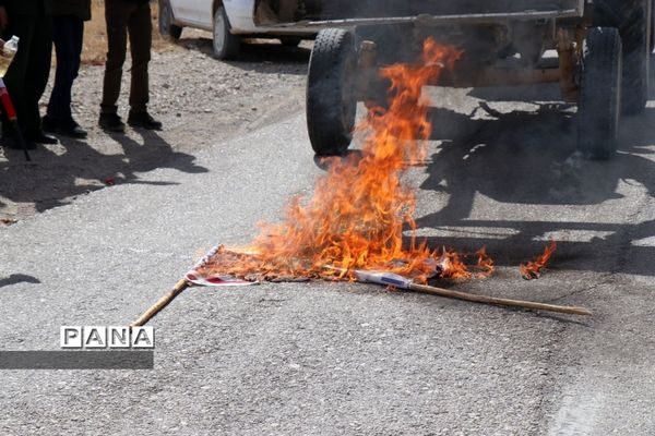 راهپیمایی 22 بهمن  در ابرکوه