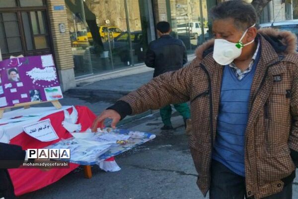 برپایی موکب فجر انقلاب در فیروزکوه