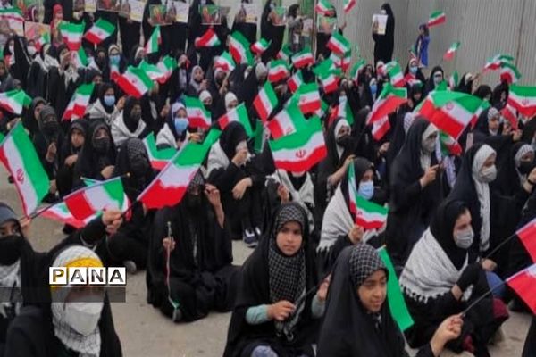 راهپیمایی ۲۲ بهمن در شهرستان کارون